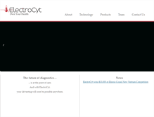 Tablet Screenshot of electrocyt.com